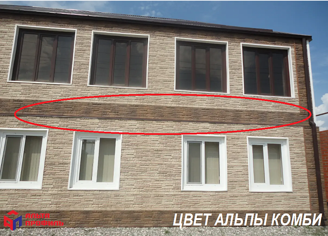 Фасадная панель Альта-Профиль Скалистый камень